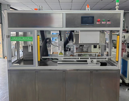 等离子处理单色环印伺服穿梭移印机